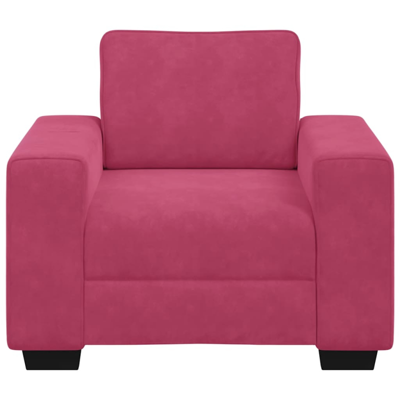 Sessel Weinrot 60 cm Samt
