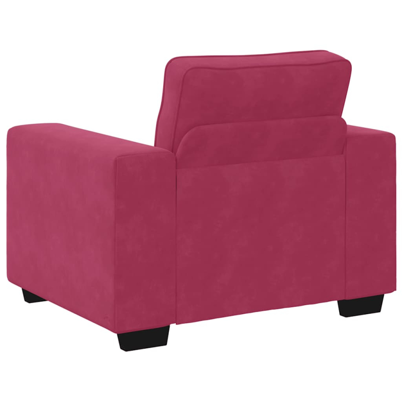 Sessel Weinrot 60 cm Samt