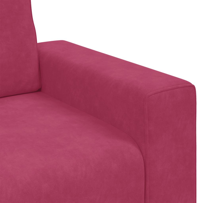 Sessel Weinrot 60 cm Samt