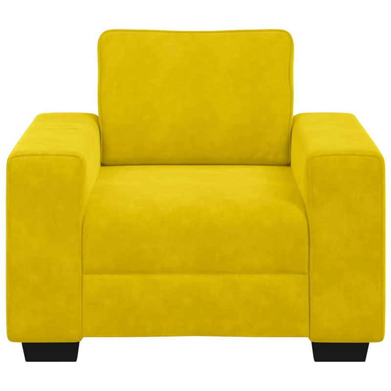 Sessel Gelb 60 cm Samt