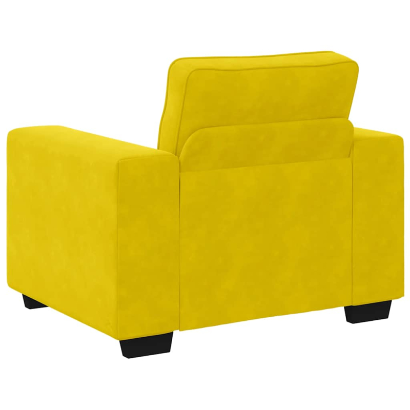 Sessel Gelb 60 cm Samt