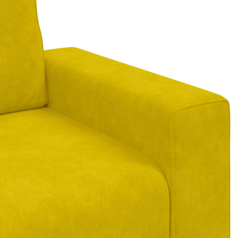 Sessel Gelb 60 cm Samt