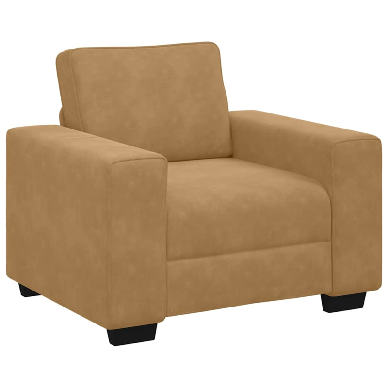 Sessel Braun 60 cm Samt
