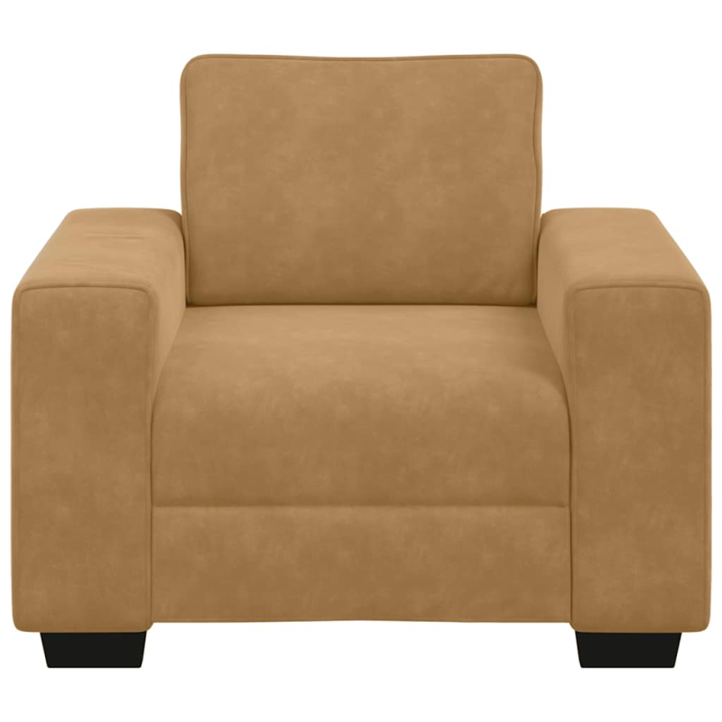 Sessel Braun 60 cm Samt