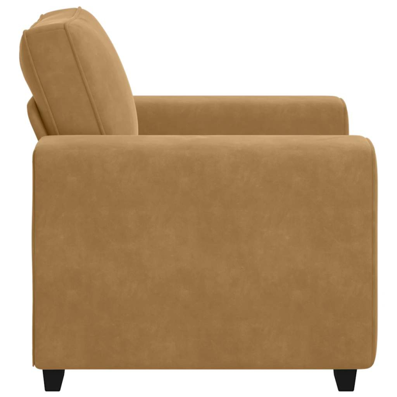 Sessel Braun 60 cm Samt