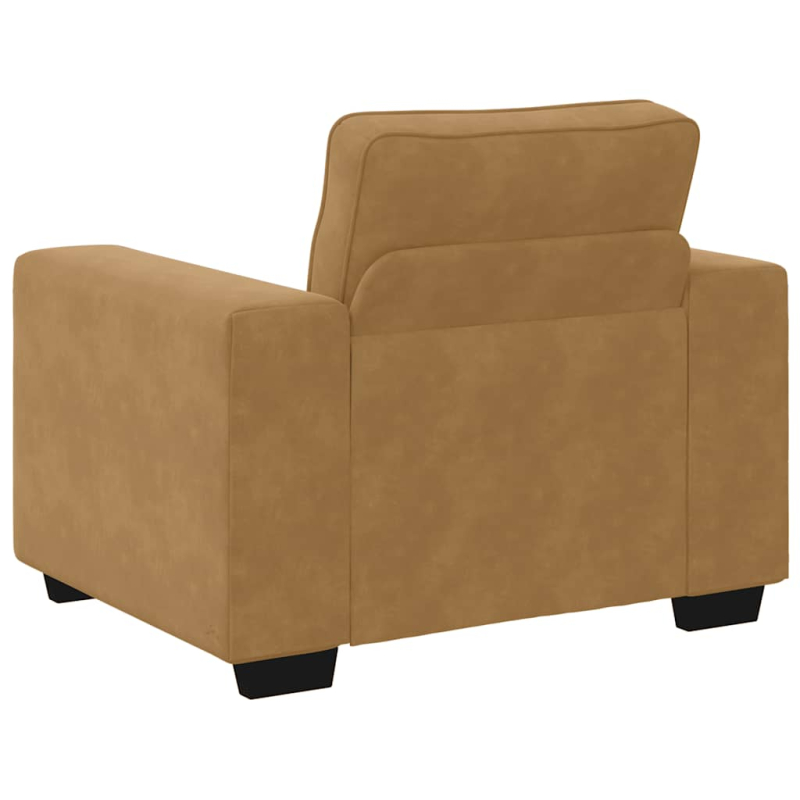 Sessel Braun 60 cm Samt
