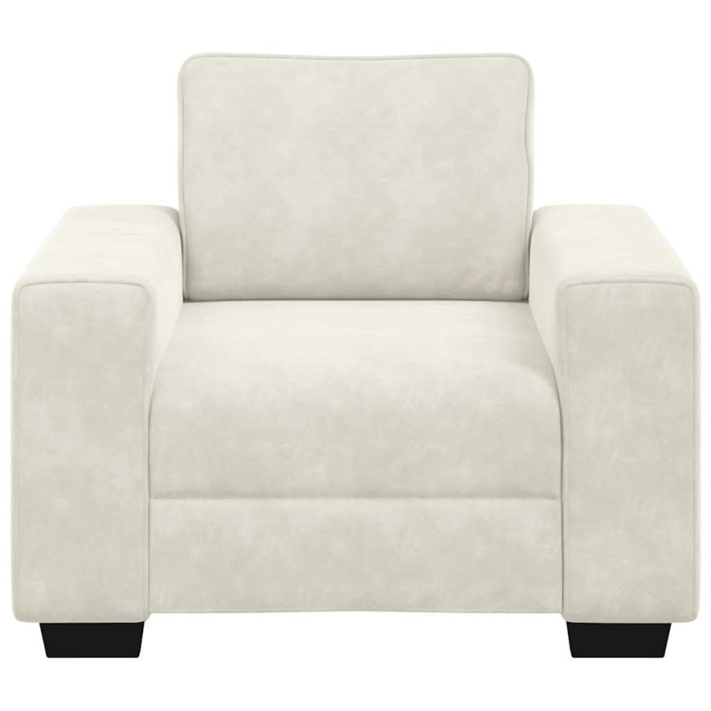 Sessel Creme 60 cm Samt