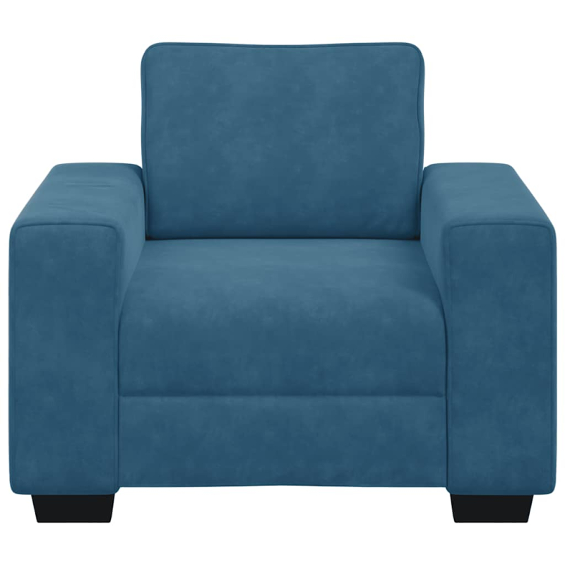 Sessel Blau 60 cm Samt
