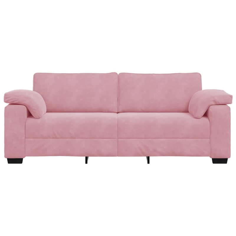 3-Sitzer-Sofa Rosa 178 cm Samt