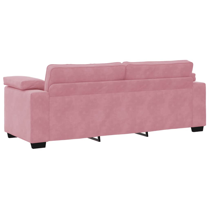 3-Sitzer-Sofa Rosa 178 cm Samt