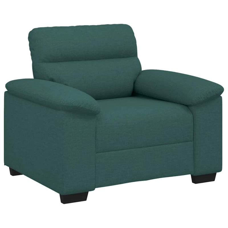 Sessel Dunkelgrün 60 cm Stoff