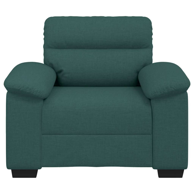 Sessel Dunkelgrün 60 cm Stoff