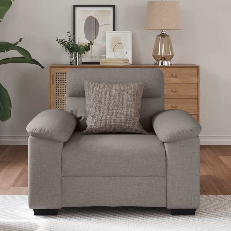 Sessel Taupe 60 cm Stoff