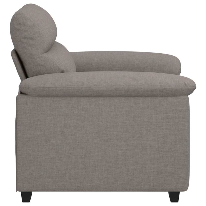 Sessel Taupe 60 cm Stoff