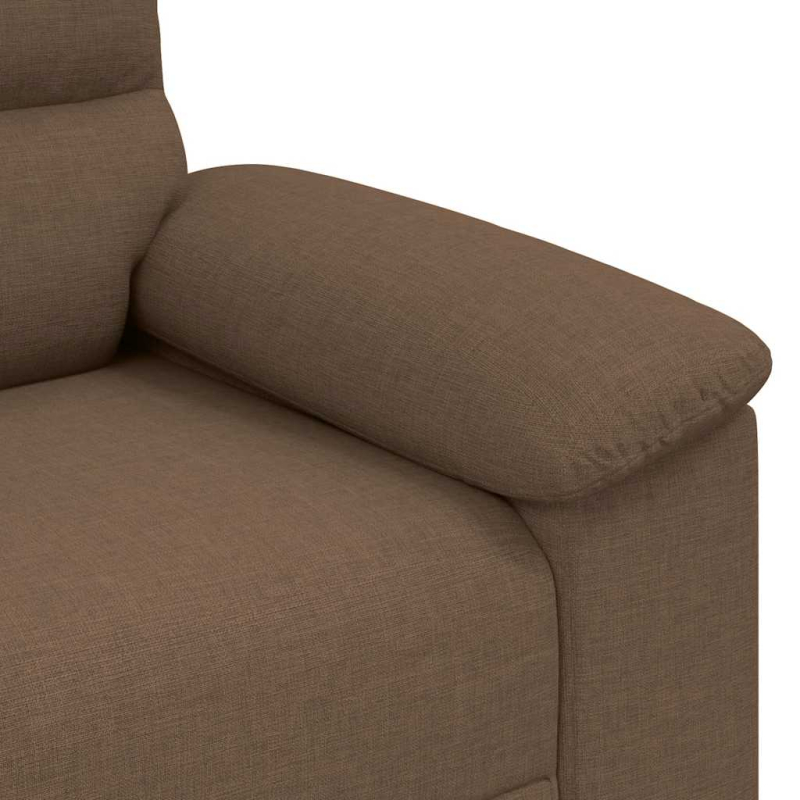 2-Sitzer-Sofa Braun 120 cm Stoff