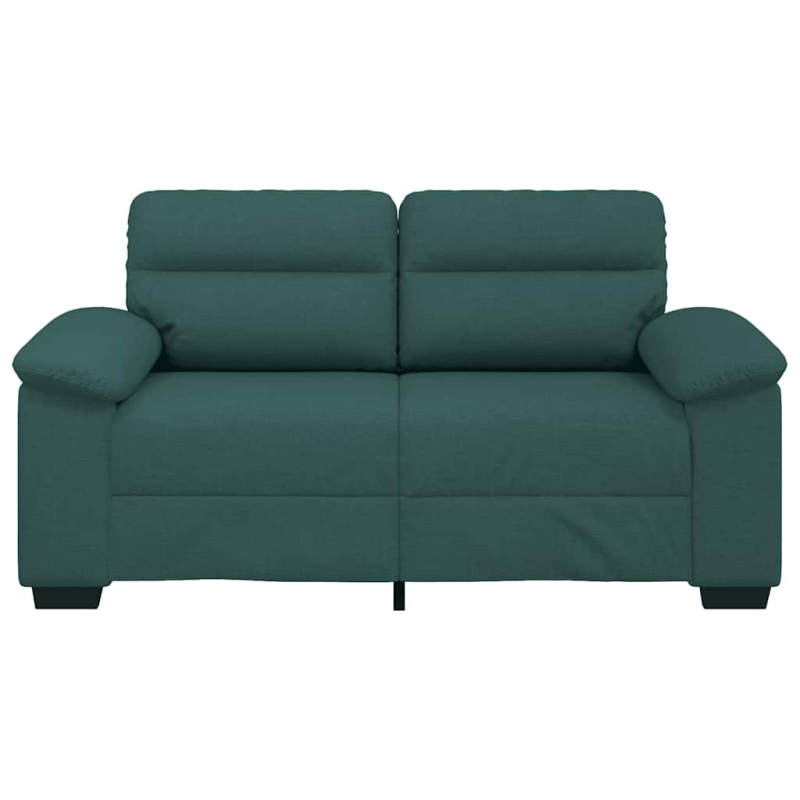 2-Sitzer-Sofa Dunkelgrün 120 cm Stoff