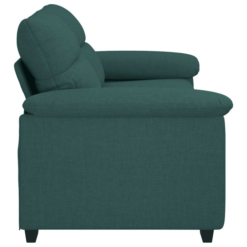 2-Sitzer-Sofa Dunkelgrün 140 cm Stoff
