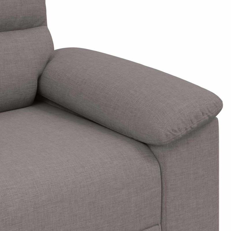 2-Sitzer-Sofa Taupe 140 cm Stoff