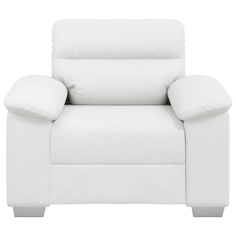 Sessel Weiß 60 cm Kunstleder