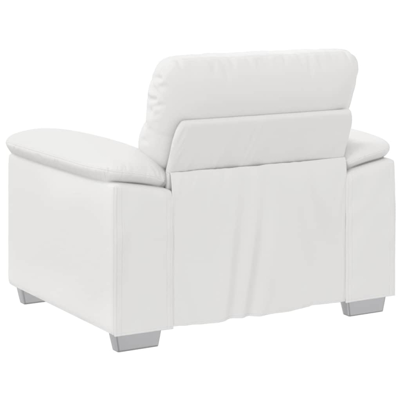 Sessel Weiß 60 cm Kunstleder