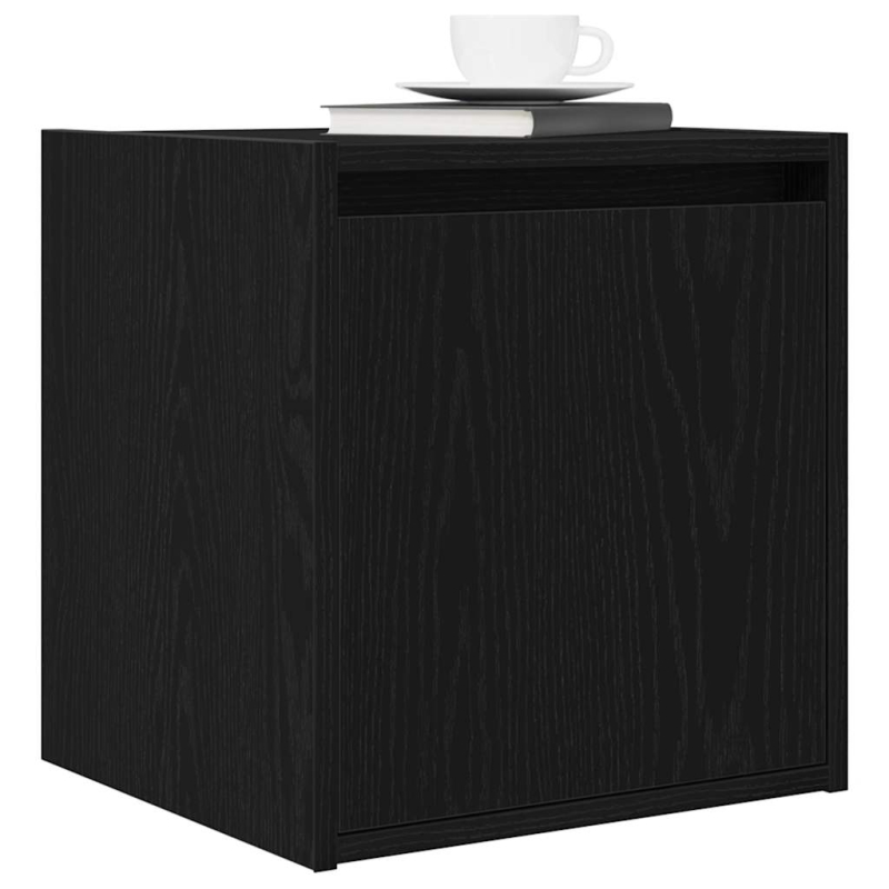 Wand-Nachttisch Schwarz 38x34x40 cm