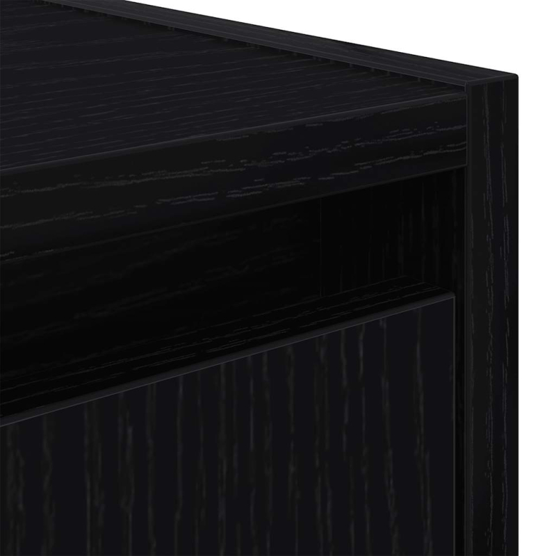 Wand-Nachttisch Schwarz 38x34x40 cm