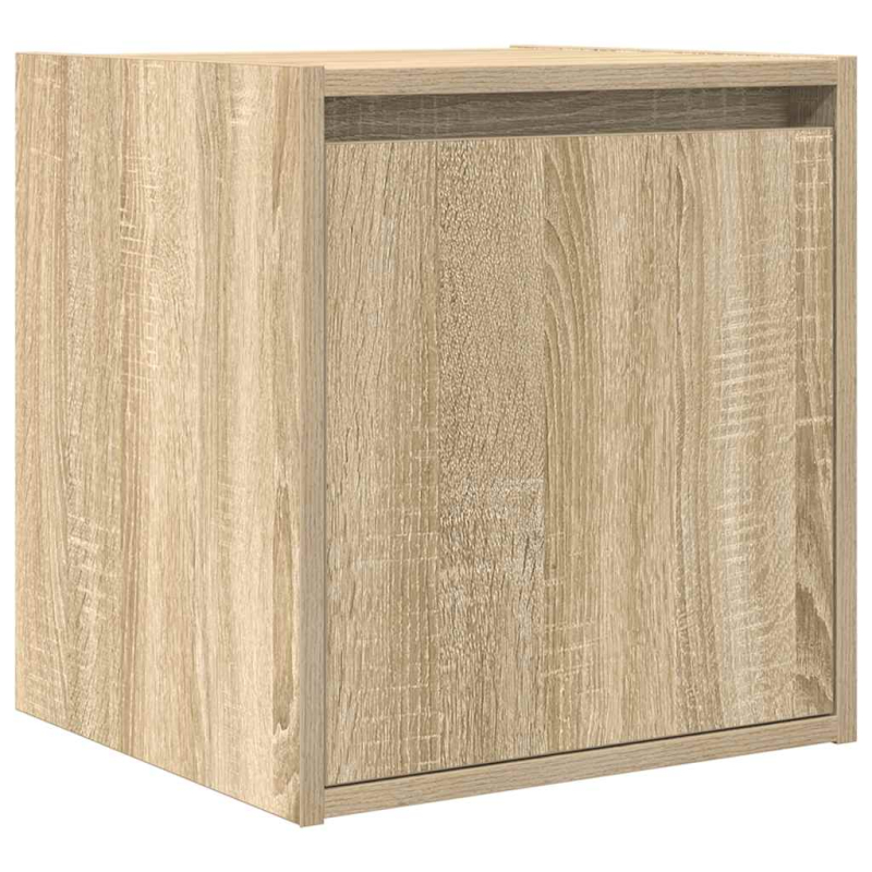 Wand-Nachttische 2 Stk. Sonoma-Eiche 38x34x40 cm