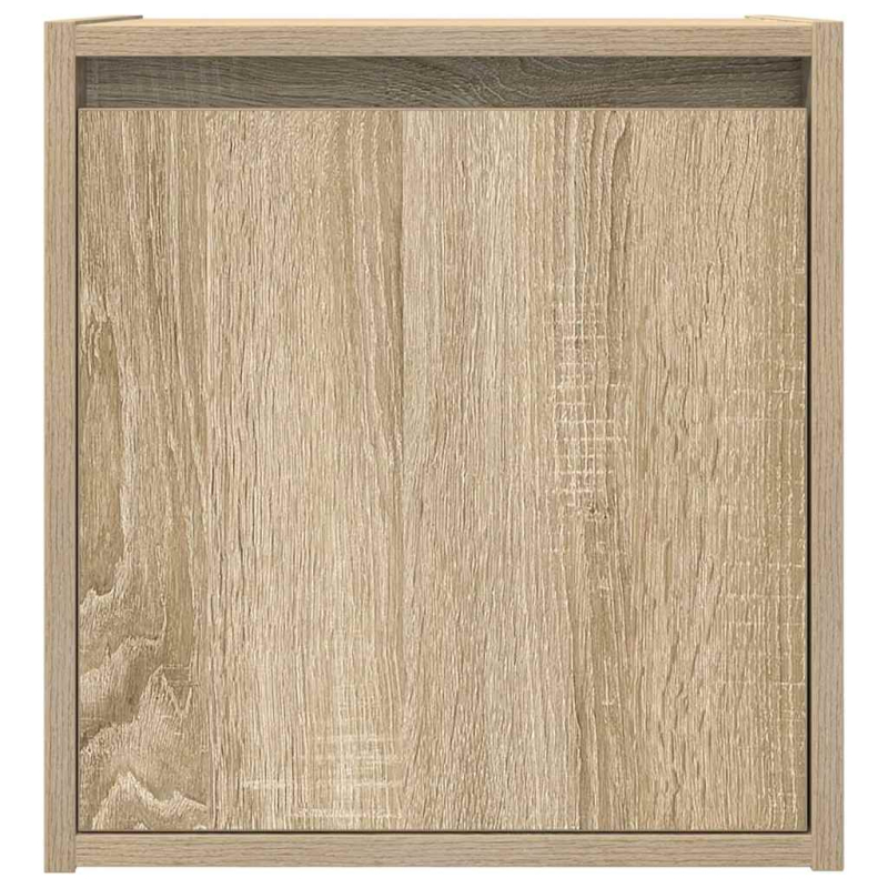Wand-Nachttische 2 Stk. Sonoma-Eiche 38x34x40 cm