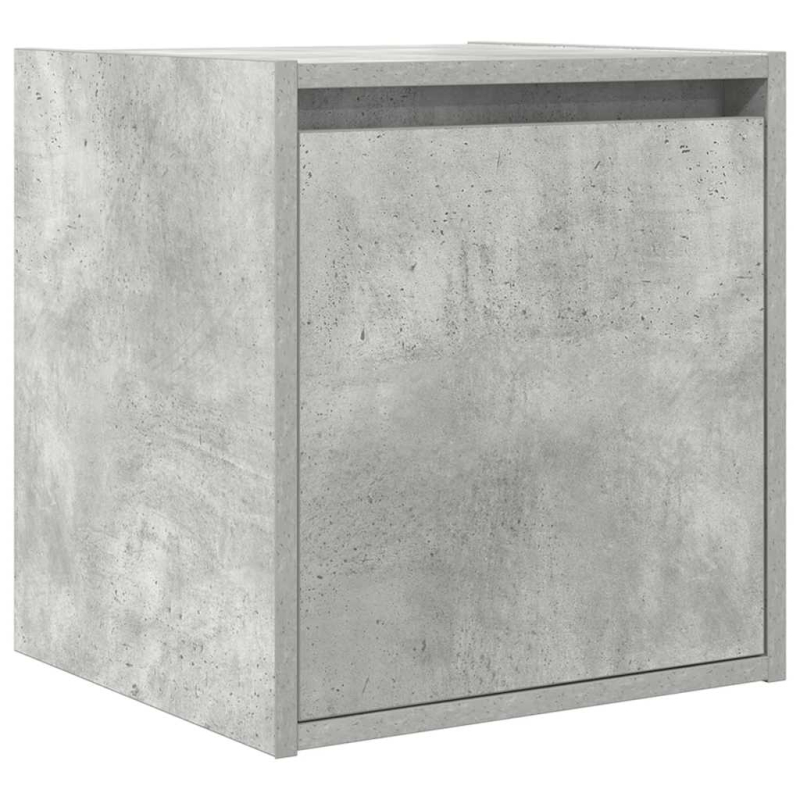 Wand-Nachttische 2 Stk. Betongrau 38x34x40 cm