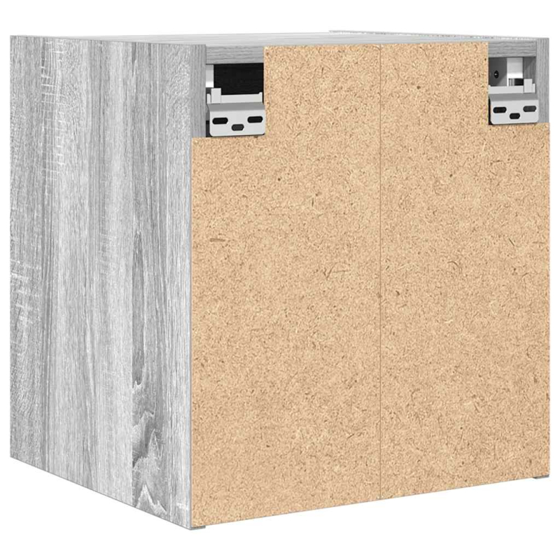 Wand-Nachttisch Grau Sonoma 38x34x40 cm
