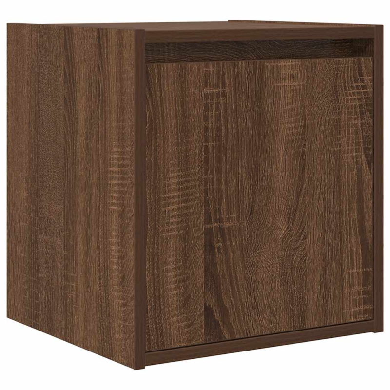 Wand-Nachttische 2 Stk. Braun Eichen-Optik 38x34x40 cm