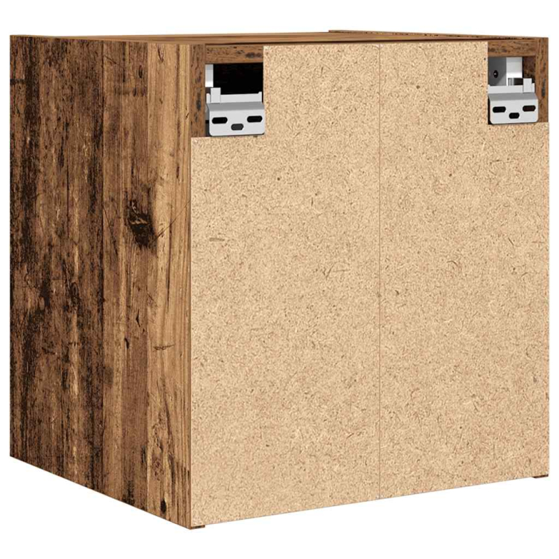 Wand-Nachttisch Altholz-Optik 38x34x40 cm