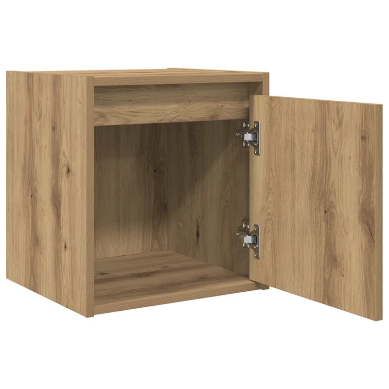 Wand-Nachttisch Artisan-Eiche 38x34x40 cm