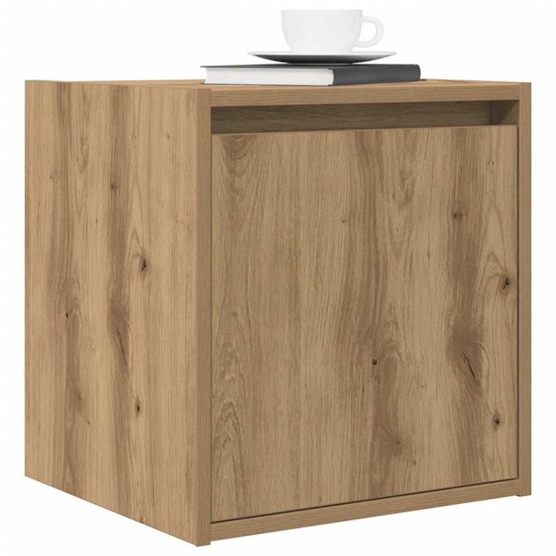 Wand-Nachttische 2 Stk. Artisan-Eiche 38x34x40 cm