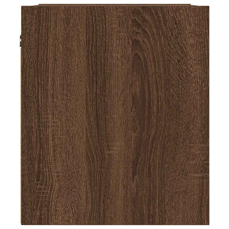 Wand-Nachttisch Braun Eichen-Optik 38x34x40 cm