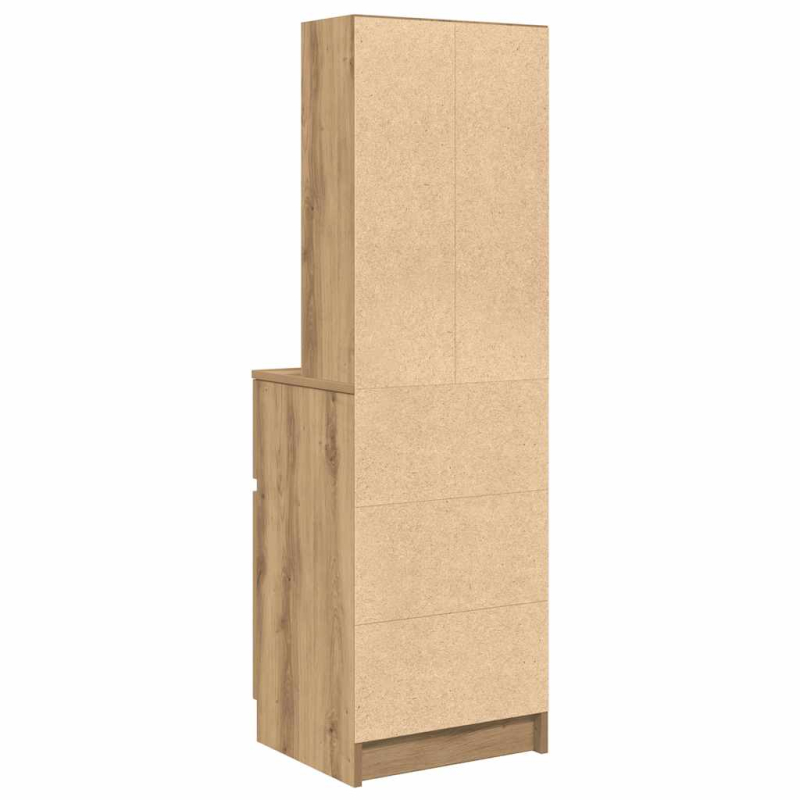 Nachttisch Artisan-Eiche 39x35x125 cm Holzwerkstoff