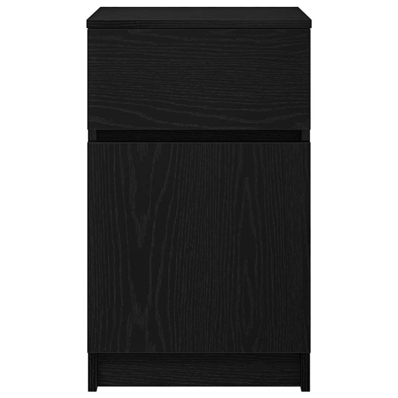 Nachttisch Schwarz 39x35x65 cm Holzwerkstoff