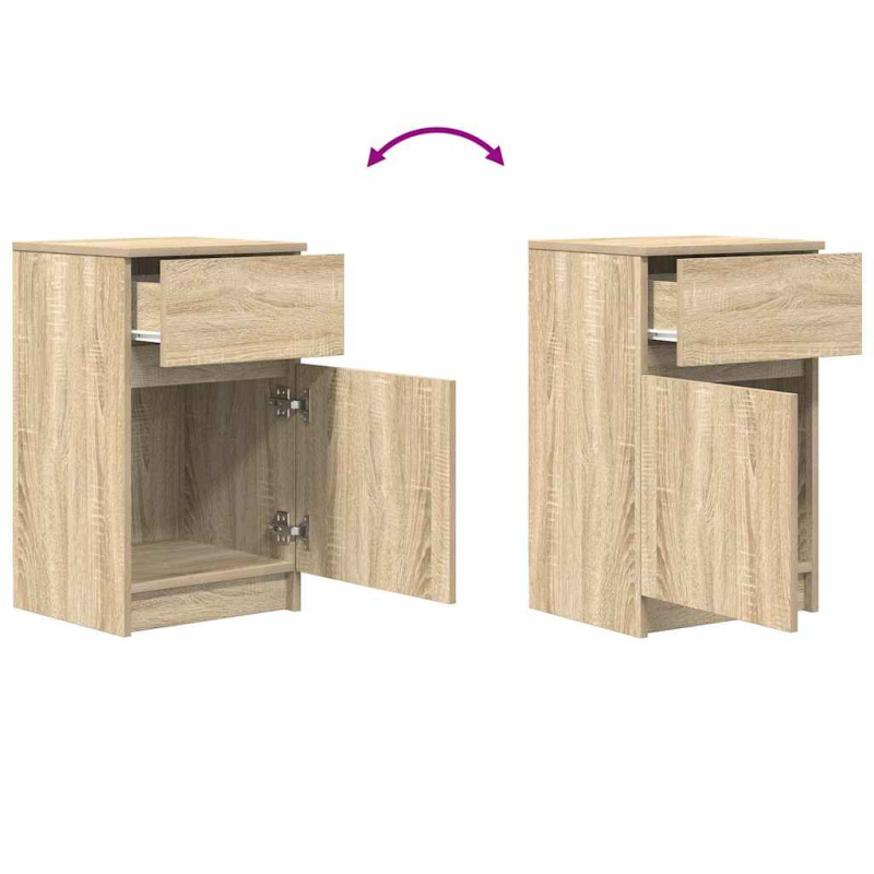 Nachttisch Sonoma-Eiche 39x35x65 cm Holzwerkstoff