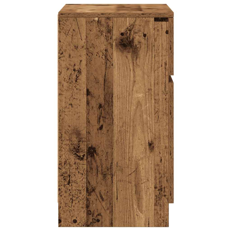 Nachttisch Altholz-Optik 39x35x65 cm Holzwerkstoff