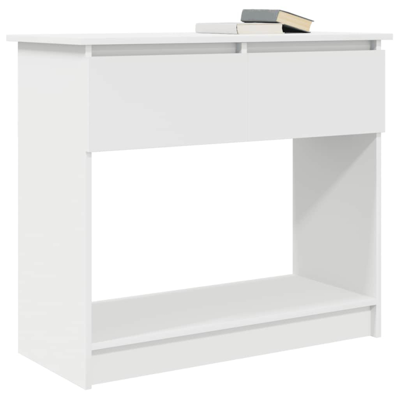 Konsolentisch mit Schubladen Weiß 85,5x38,5x74,5 cm