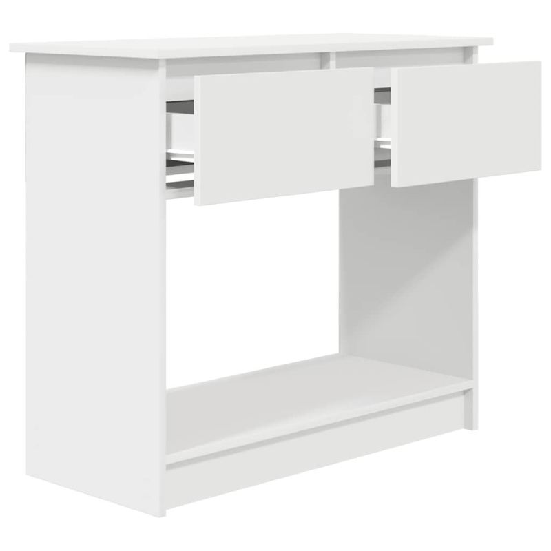 Konsolentisch mit Schubladen Weiß 85,5x38,5x74,5 cm