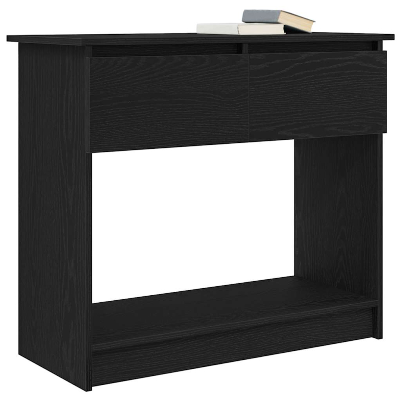 Konsolentisch mit Schubladen Schwarz 85,5x38,5x74,5 cm