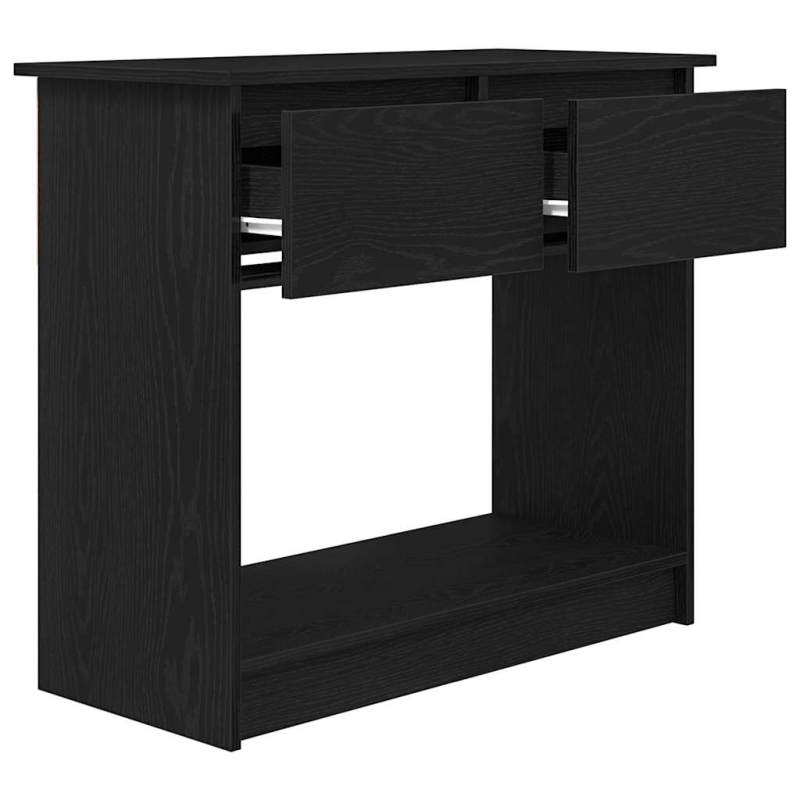 Konsolentisch mit Schubladen Schwarz 85,5x38,5x74,5 cm