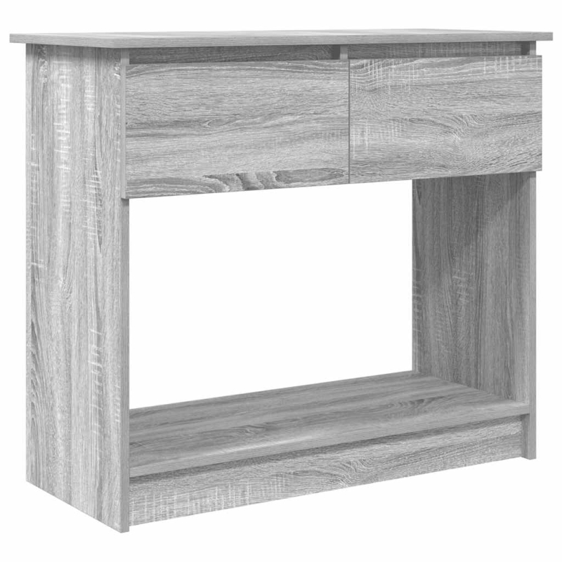 Konsolentisch mit Schubladen Grau Sonoma 85,5x38,5x74,5 cm