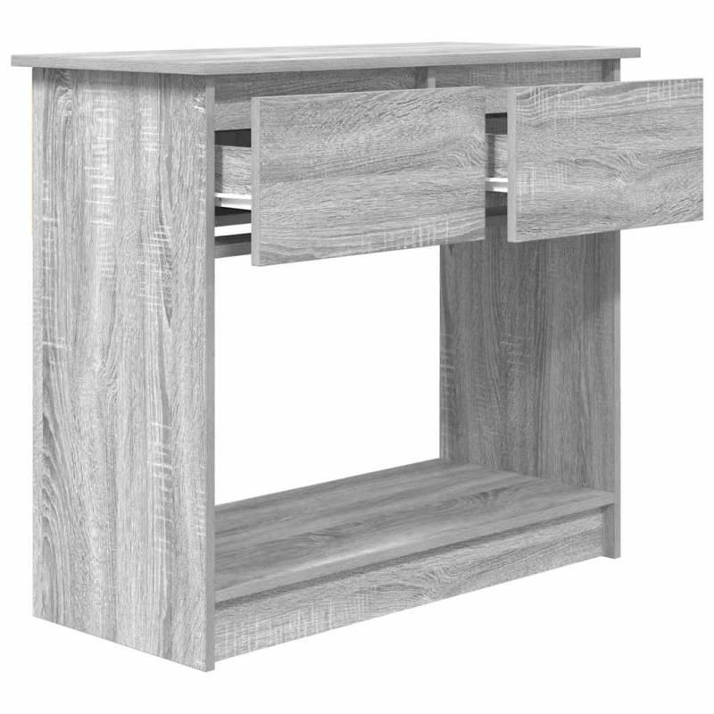 Konsolentisch mit Schubladen Grau Sonoma 85,5x38,5x74,5 cm