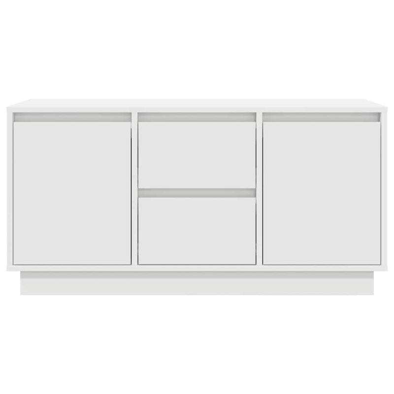 TV-Schrank mit LED-Leuchten Weiß 100x41x50 cm