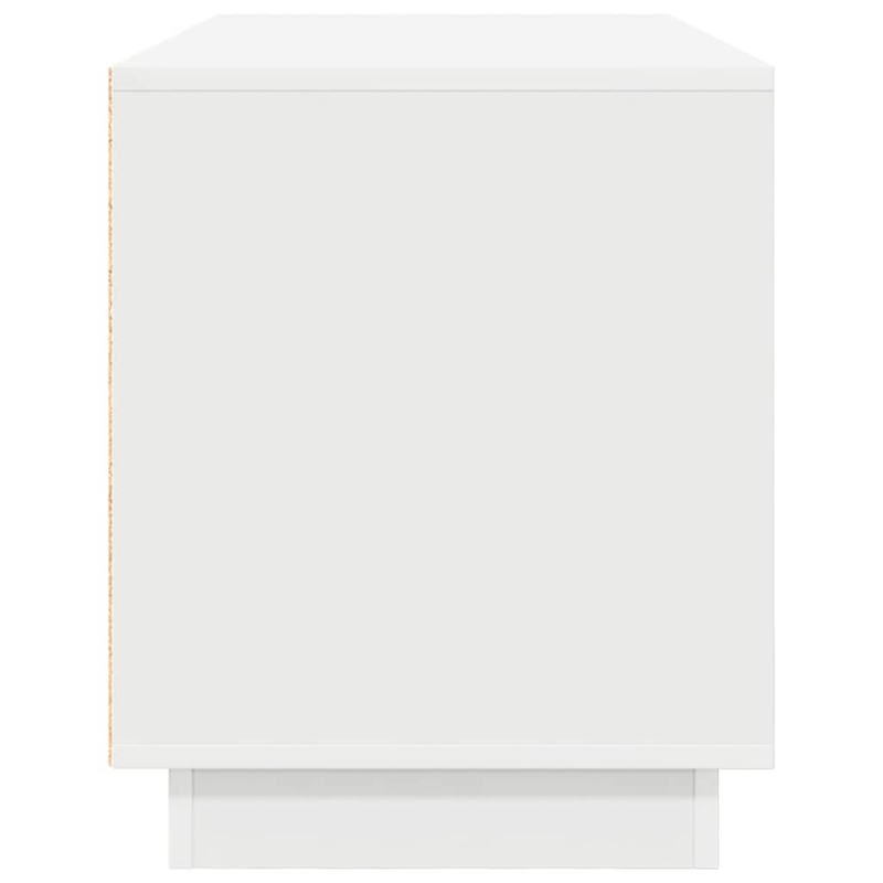 TV-Schrank mit LED-Leuchten Weiß 100x41x50 cm