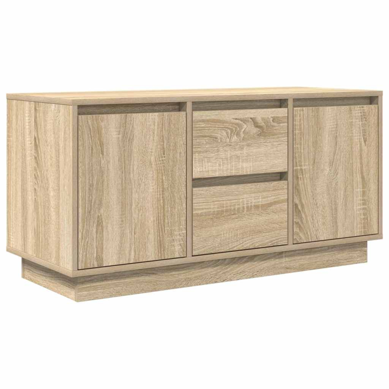TV-Schrank mit LED-Leuchten Sonoma-Eiche 100x41x50 cm