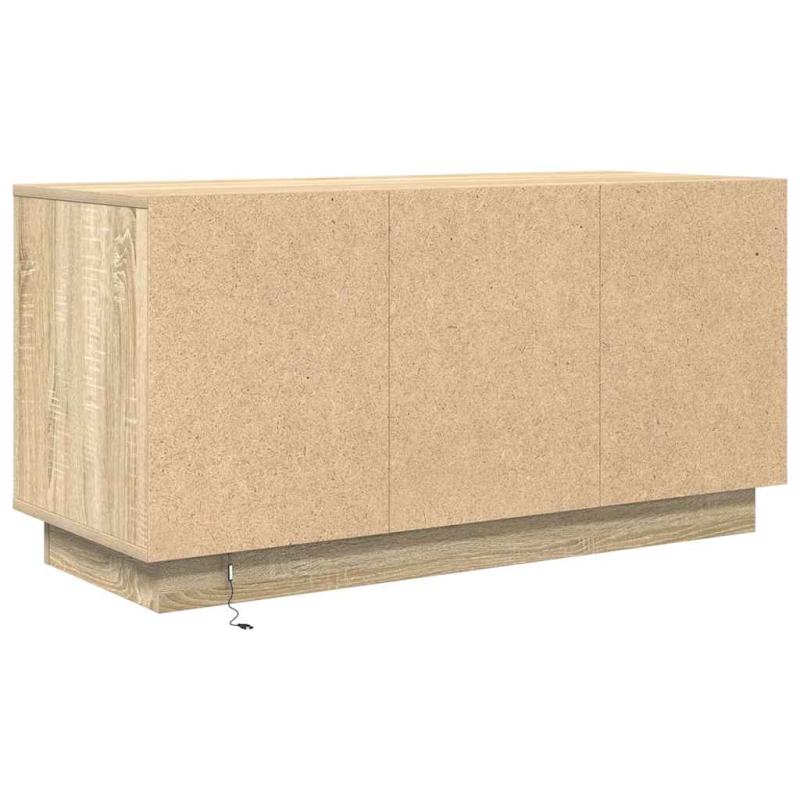 TV-Schrank mit LED-Leuchten Sonoma-Eiche 100x41x50 cm
