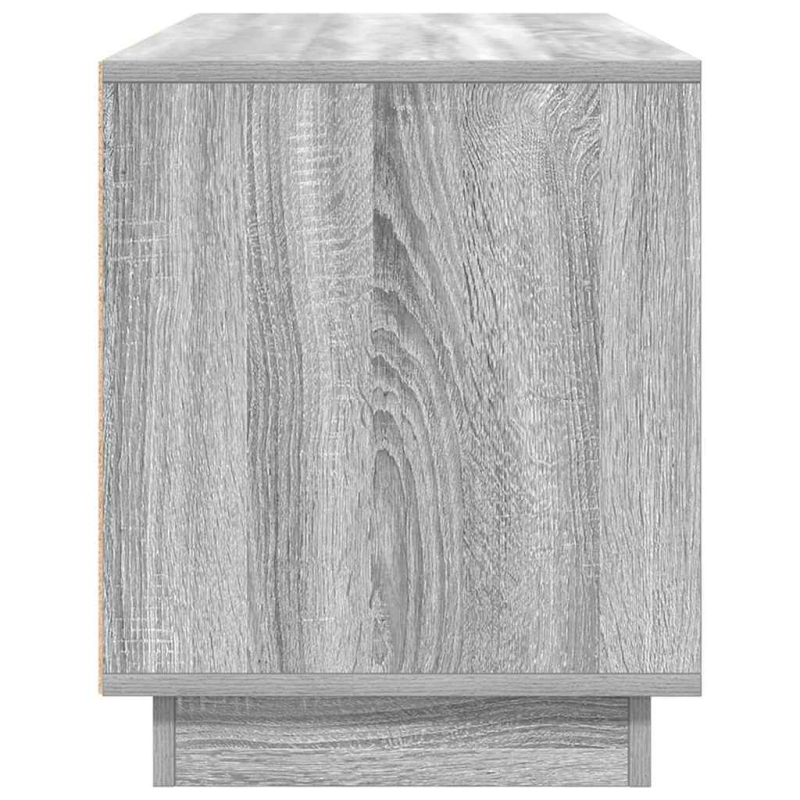 TV-Schrank mit LED-Leuchten Grau Sonoma 100x41x50 cm